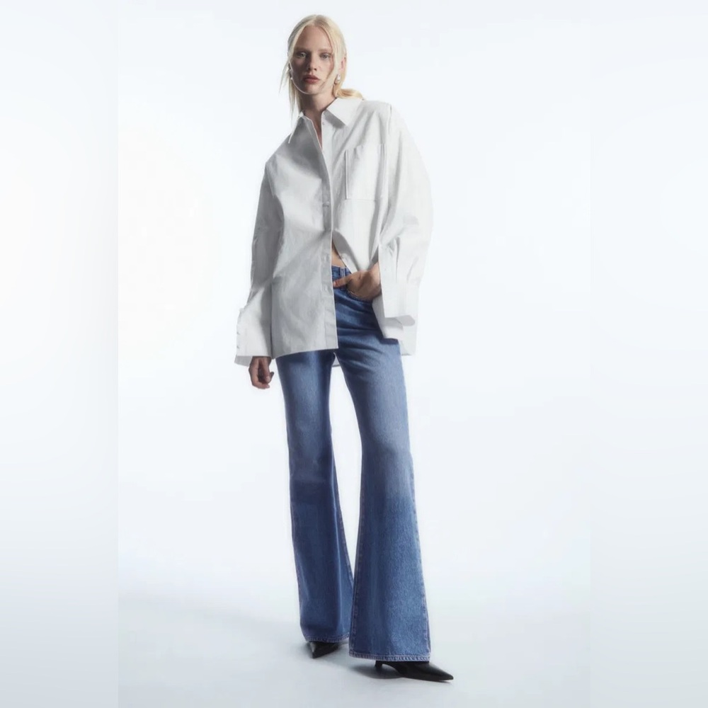 COS Spire Relaxed Bootcut Leg High Rise Jeans
